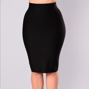 Bandage Black Skirt